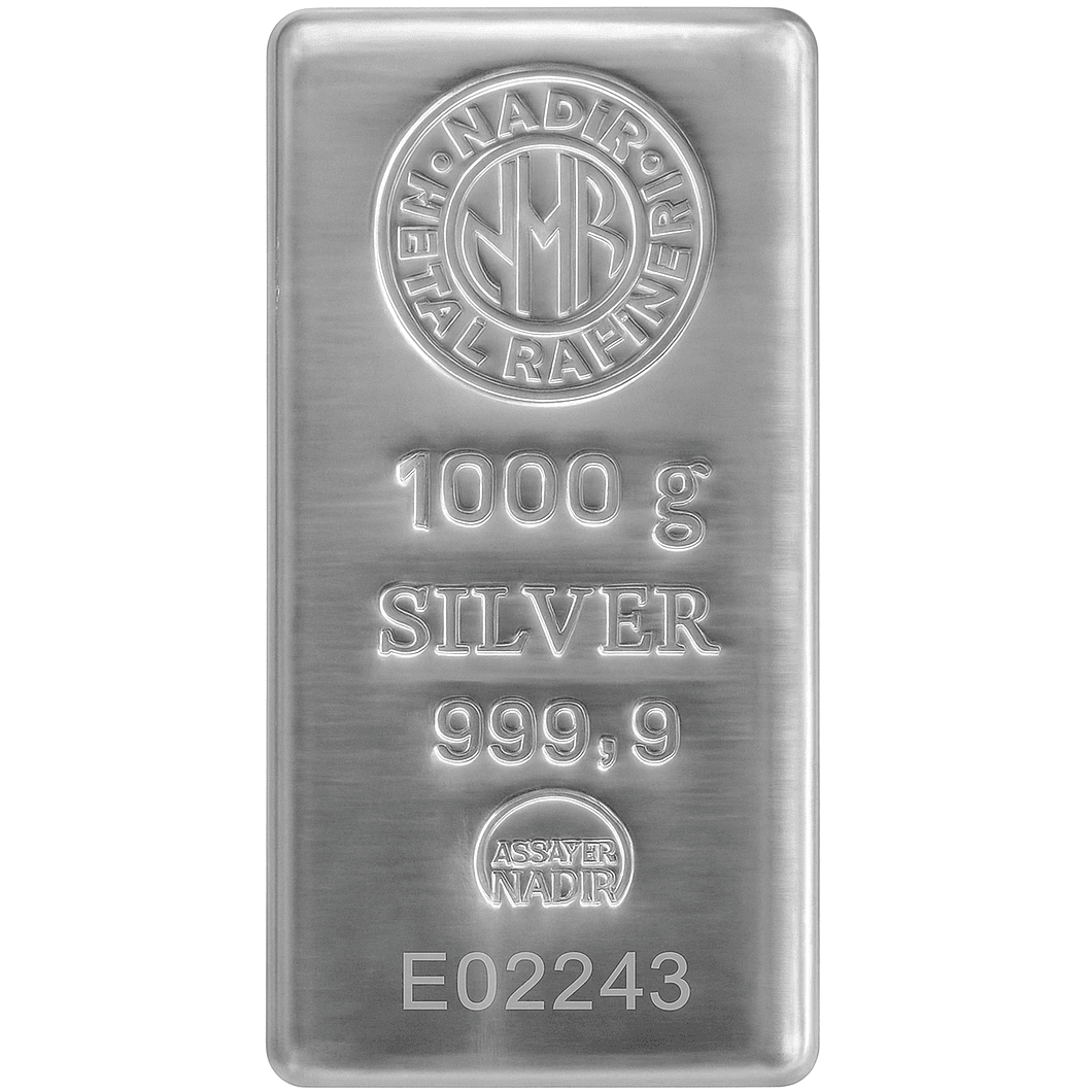 شمش نقره 1 کیلوگرمی NADIR عکس محصول