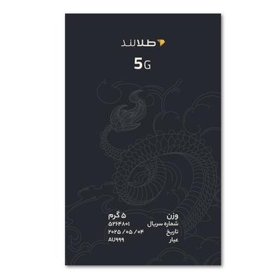 شمش 5 گرمی عکس محصول