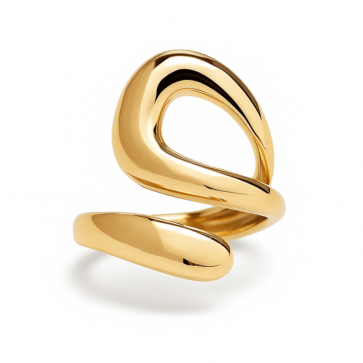 انگشتر پیچ هندسی عکس محصول