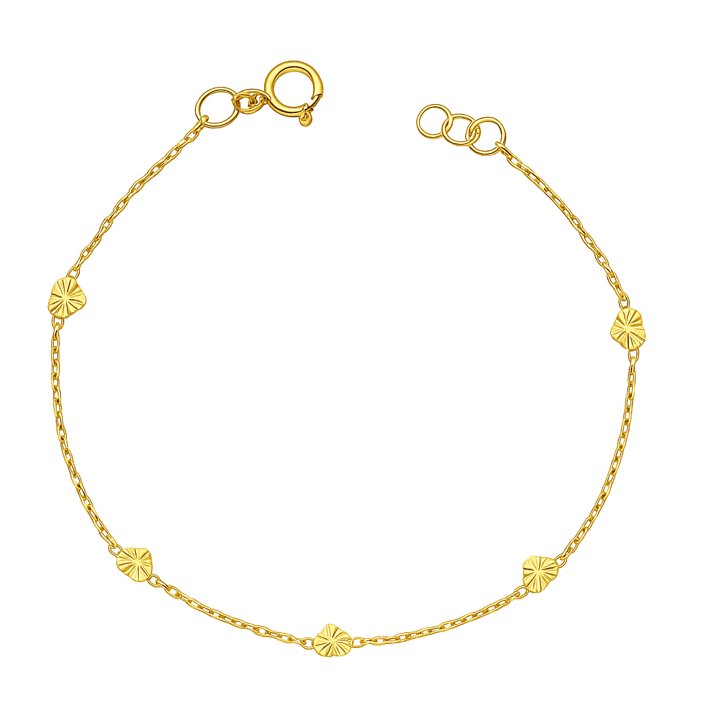 دستبند ۵ قلب عکس محصول