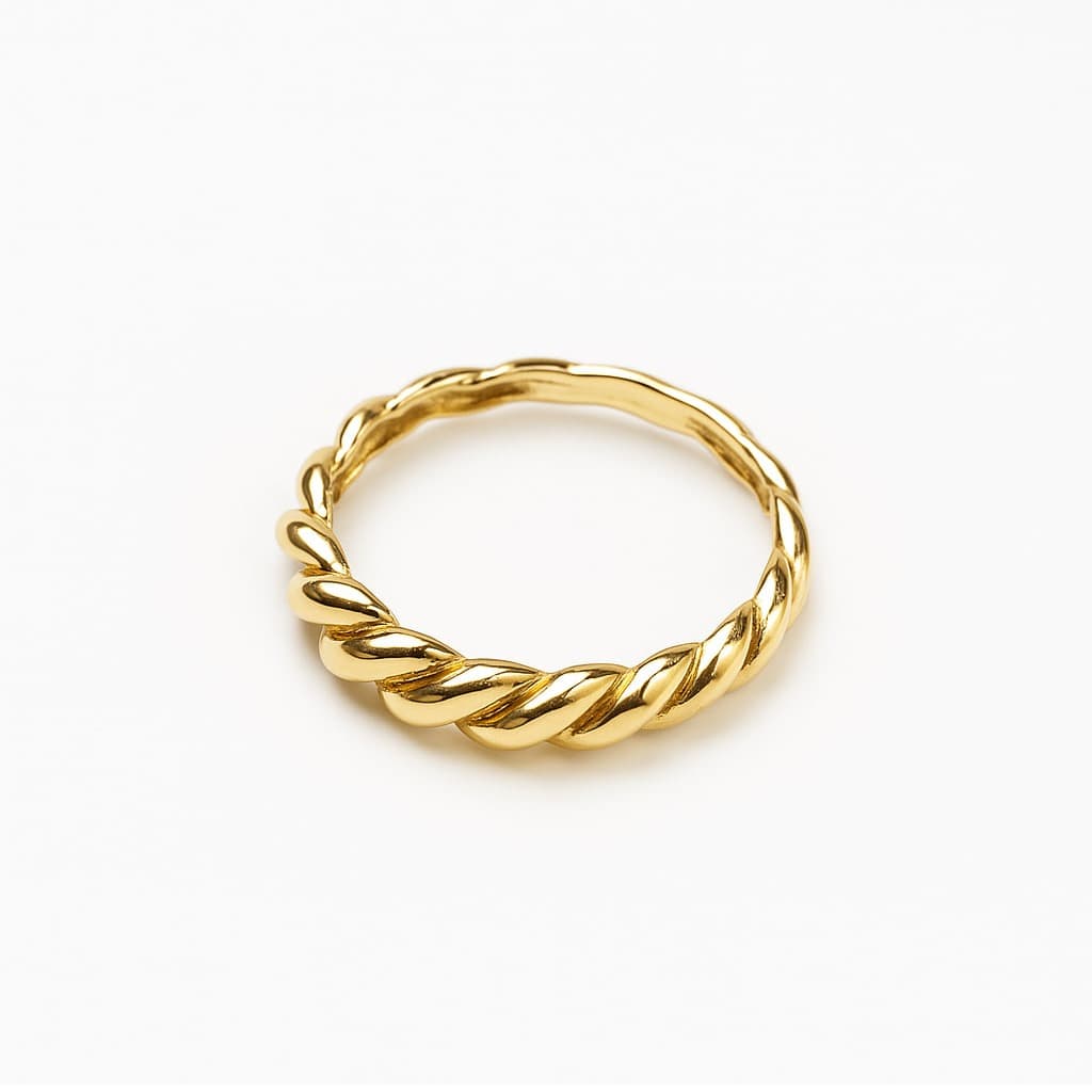 انگشتر مینیمال پیچ عکس محصول