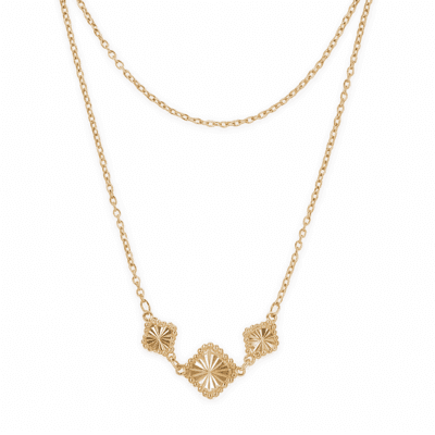 گردنبند ونکلیف سه گل عکس محصول