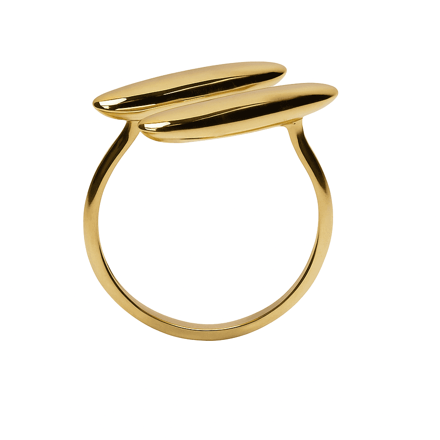 انگشتر دو خط عکس محصول