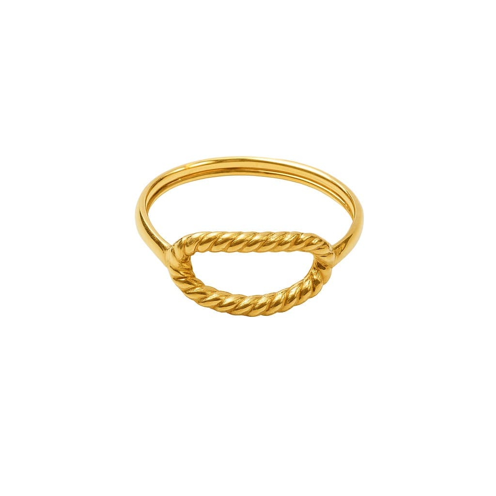 انگشتر بیضی پیچ عکس محصول