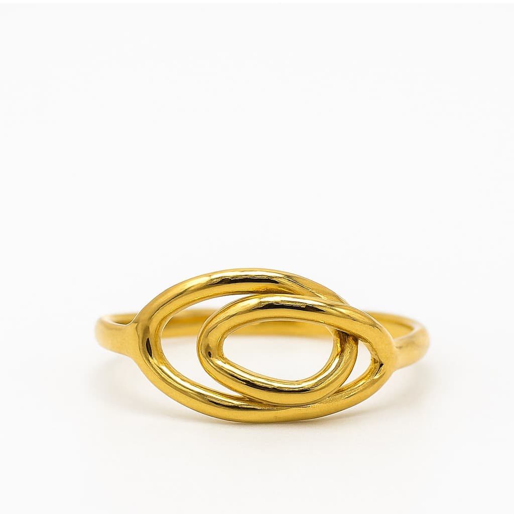 انگشتر مینیمال گره عکس محصول