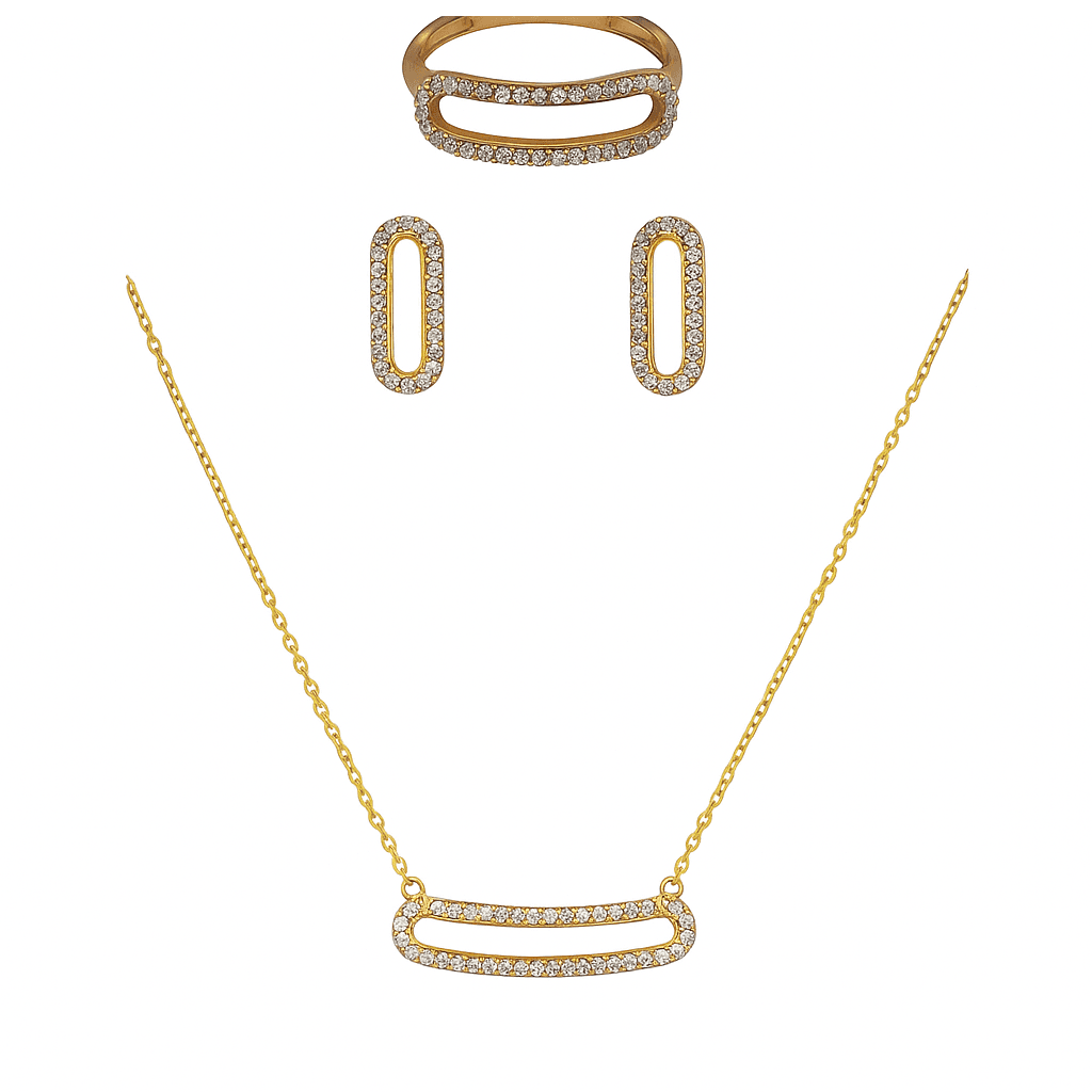 نیم ست طلا عکس محصول